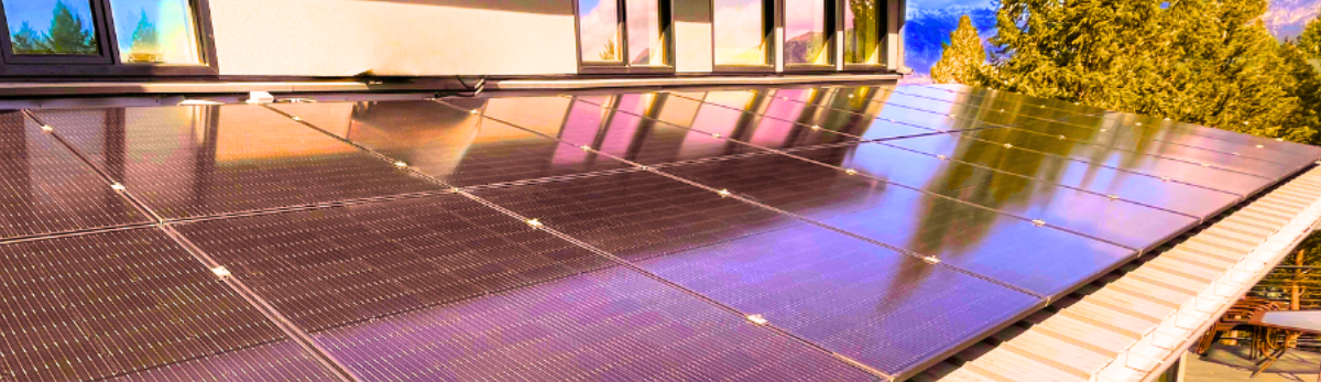 Solar panels installed by solar power contractors in Kootenay